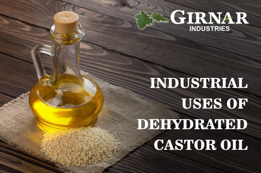 INDUSTRIAL USES OF DEHYDRATED CASTOR OIL
