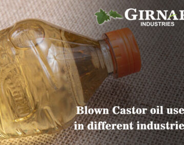 Blown Castor oil uses in different industries